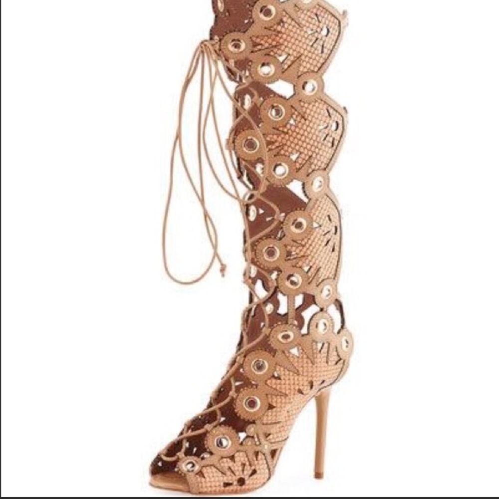 NEW Ivy Kirzhner Cannes Tall caramel 11 sandal